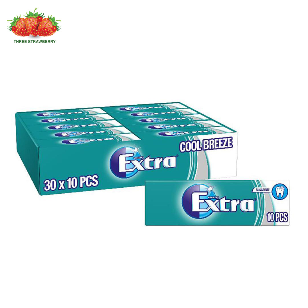 Wholesale Wrigley's Extra Cool Breeze Chewing Gum 10 Pieces