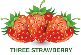 Three Strawberry 