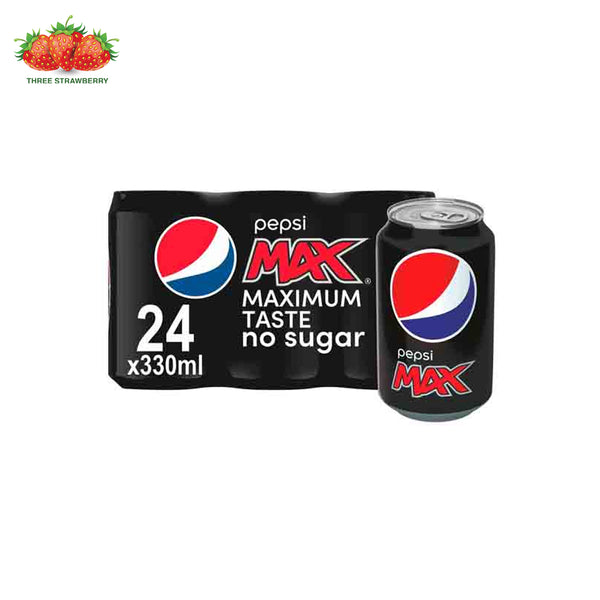 Pepsi Max No Sugar Cans (24 x 330ml)