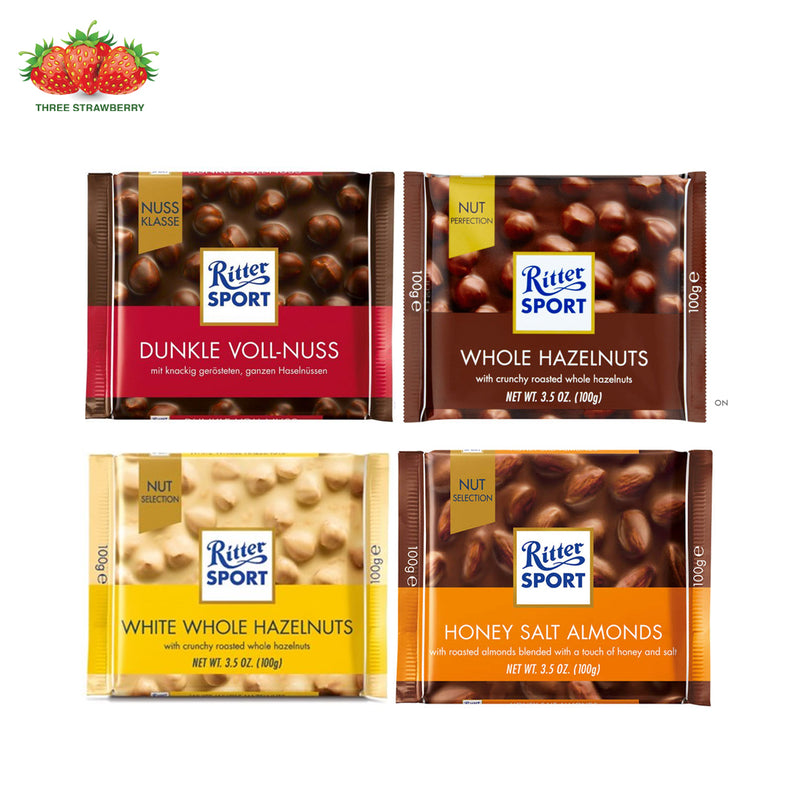 Ritter Sport 4 x 100g Chocolate Selection Box