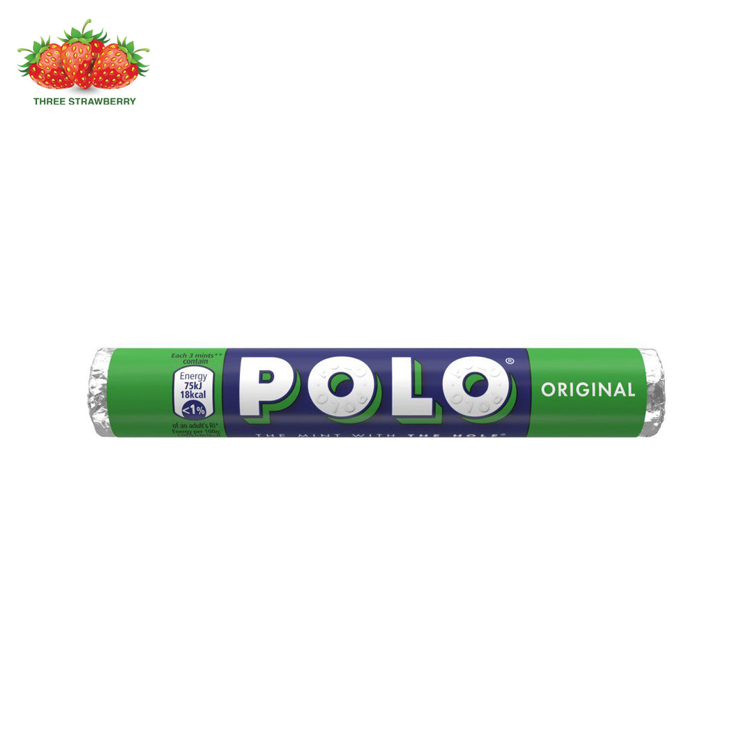 Wholesale Polo Mint Original 34gm Pack Three Strawberry