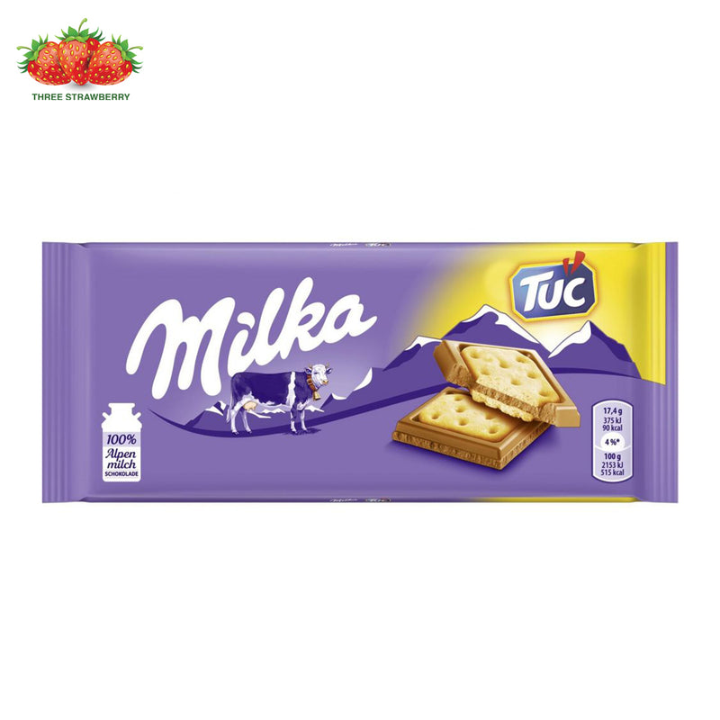 Milka alpine chocolate bar TUC 100g (Box of 18)