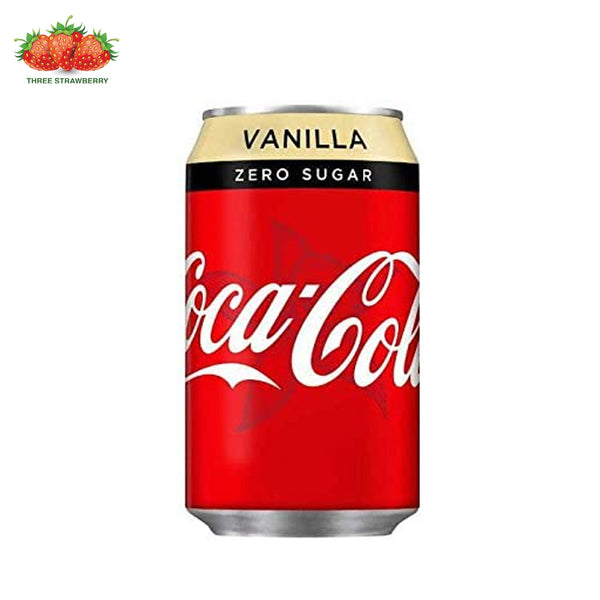 Coca Cola Zero Sugar Vanilla Cans, 330 ml