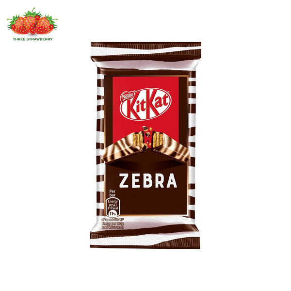 Kit Kat 4 Finger Zebra Dark & White Chocolate Bar 41.5g