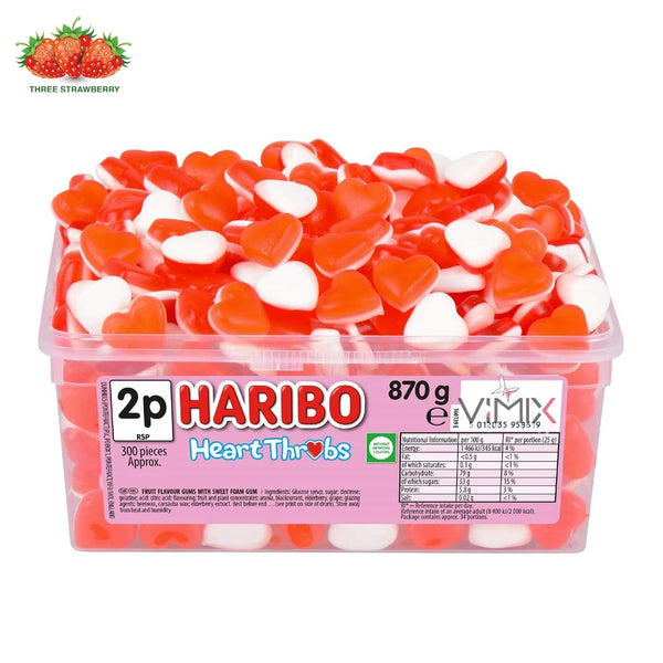 HARIBO Heart THROBS 2P TUB 870 g