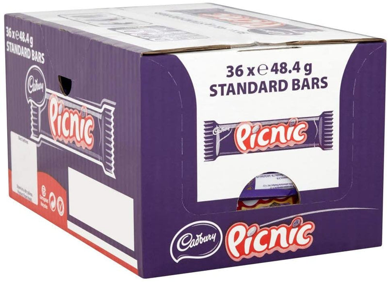 Cadbury Picnic Bar Peanut Caramel & Raisin 48g