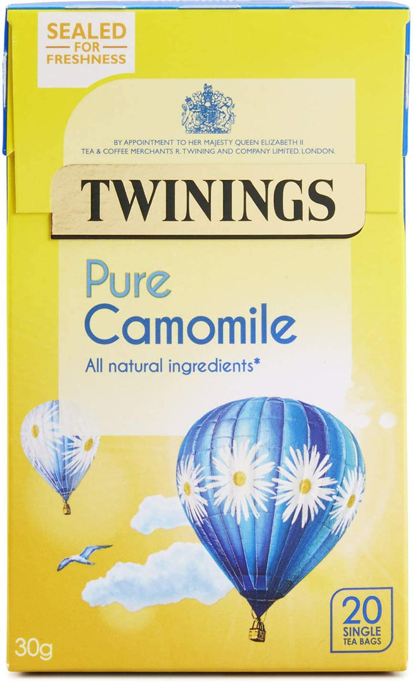 Twinings Pure Camomile Tea Bags (Pack of 4 x 20 bag )