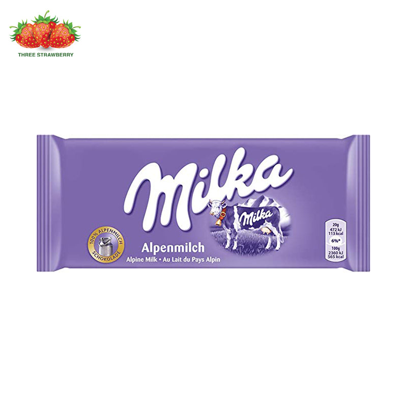 Milka Alpine Milk Chocolate 100gm