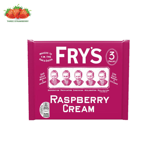 Fry's Raspberry Cream Chocolate Bar 3 Multipack 147g