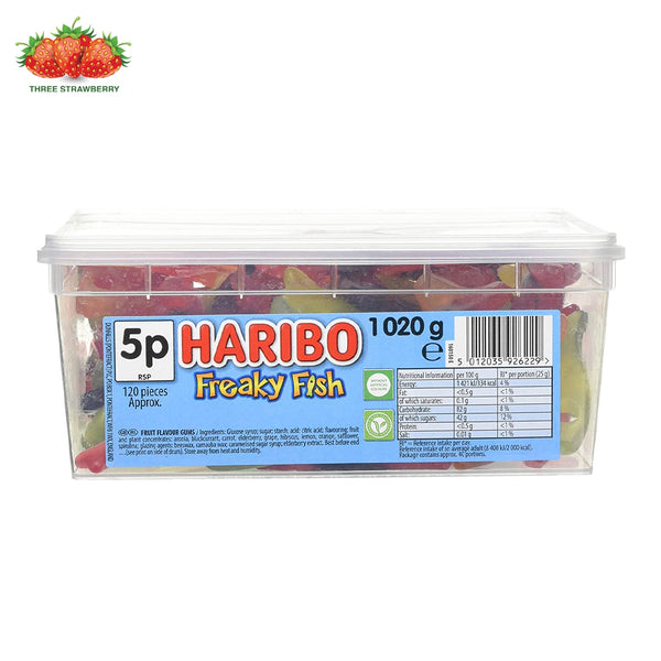 Haribo Freaky Fish Tub 120 Pieces