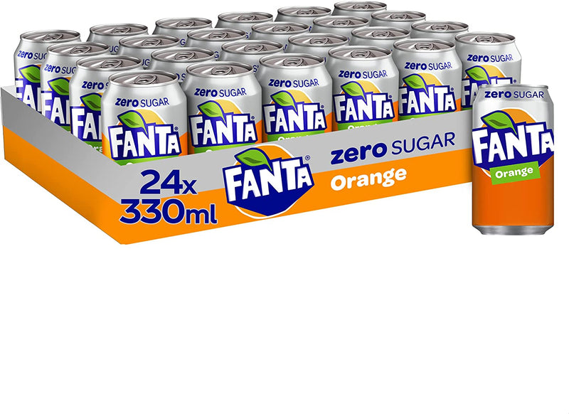 Fanta Zero Orange Can 330ML