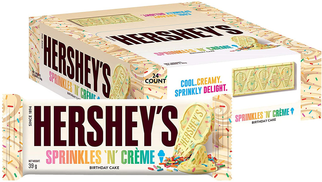 Amazon.com: Hershey's Kisses Birthday Cake - Birthday Cake Flavored Creme  with Sprinkles - Individually Wrapped - Bulk Pack (1 Pound) : Grocery &  Gourmet Food