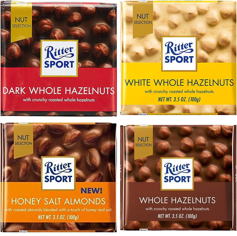 Ritter Sport 4 x 100g Chocolate Selection Box