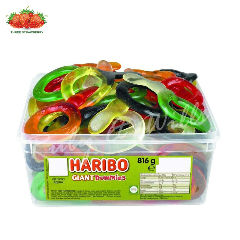 Haribo Giant Dummies 10p Tub 816g