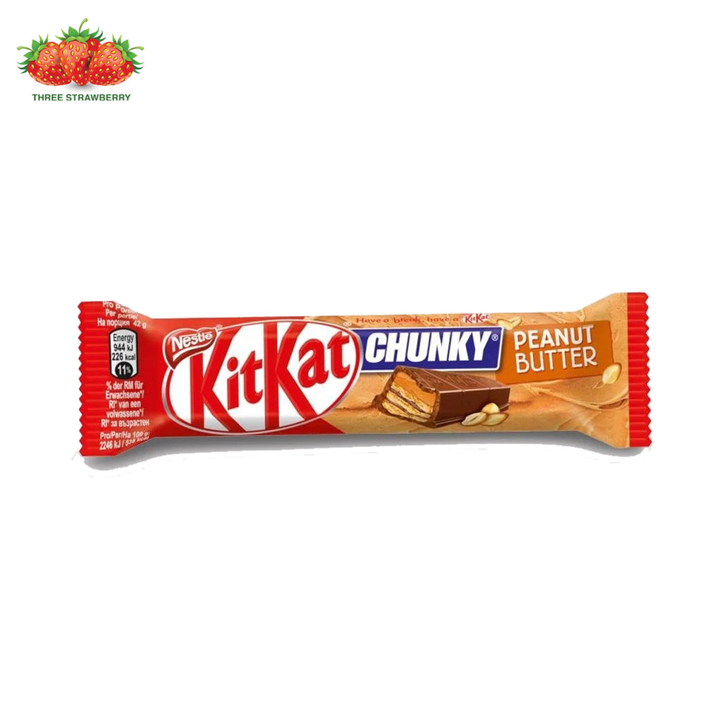 Tidligere tilgive hvordan Wholesale Nestle kitKat chunky peanut butter 40gm bar | Three Strawberry