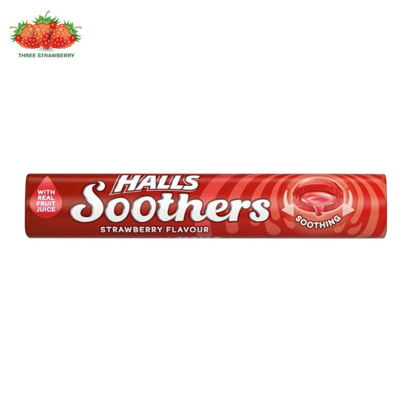 Halls Soothers Strawberry Flavour 45g