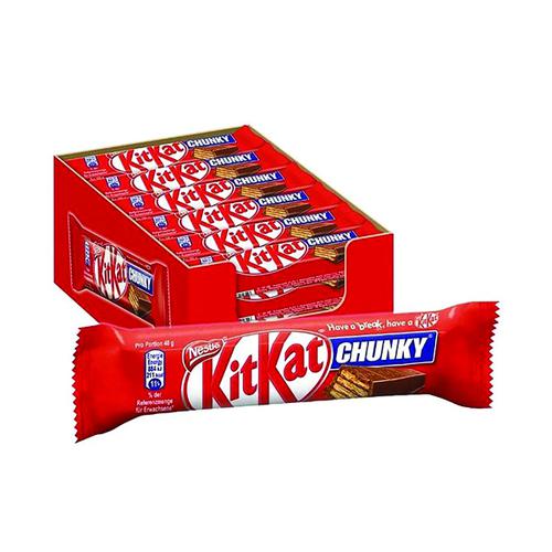 Nestle kitKat chunky milk chocolate 40gm bar