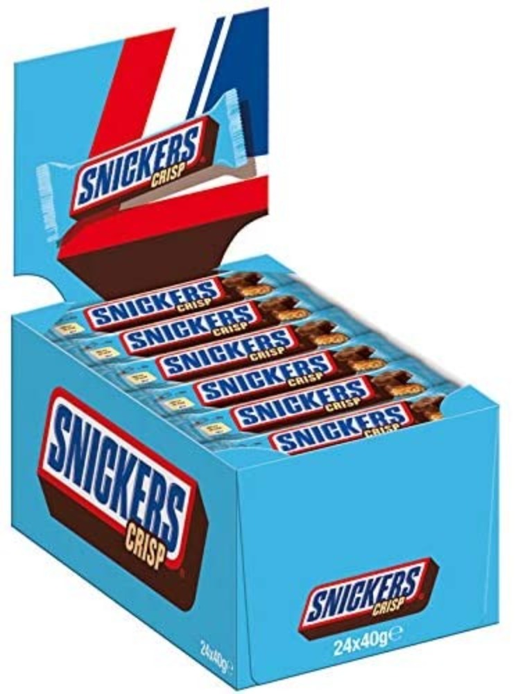 Snickers crisp chocolate 40gm bar